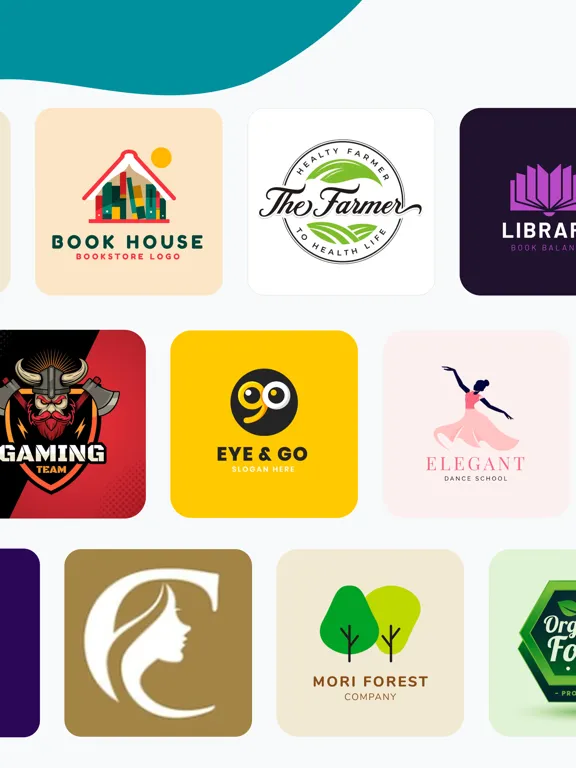 AI Digital Logo Design Maker iPad  Screenshots