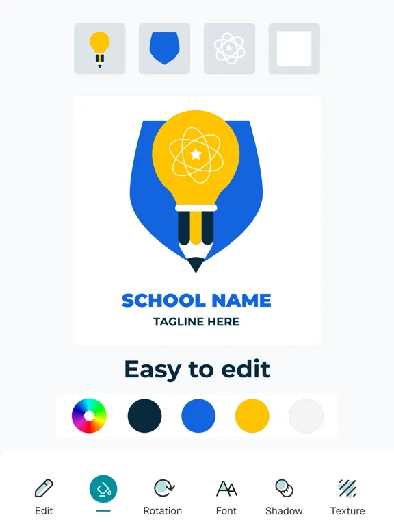 AI Digital Logo Design Maker iPad  Screenshots
