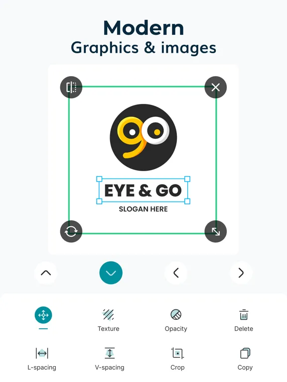AI Digital Logo Design Maker iPad  Screenshots