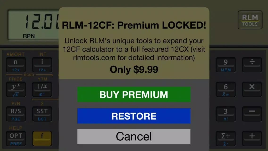 RLM-Fin-CF Screenshots