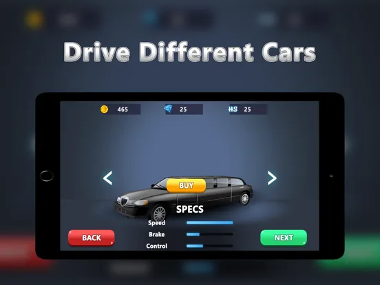 ภาพหน้าจอของ Extreme Limo Parking Race iPad 