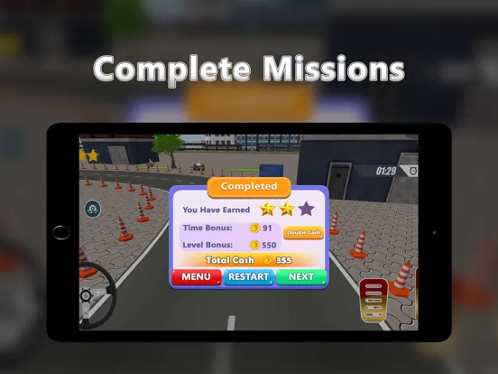 ภาพหน้าจอของ Extreme Limo Parking Race iPad 