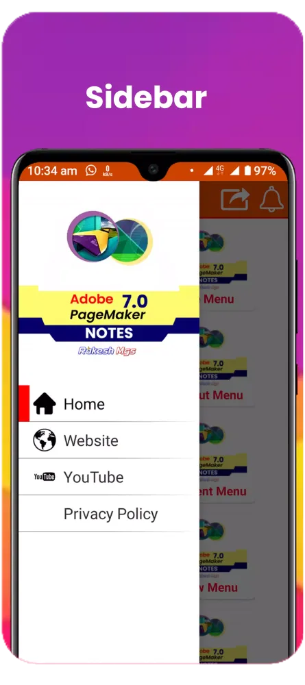 Скриншоты Adobe PageMaker Notes