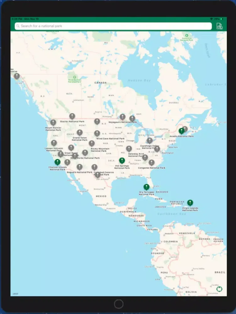 NP Tracker iPad  Screenshots