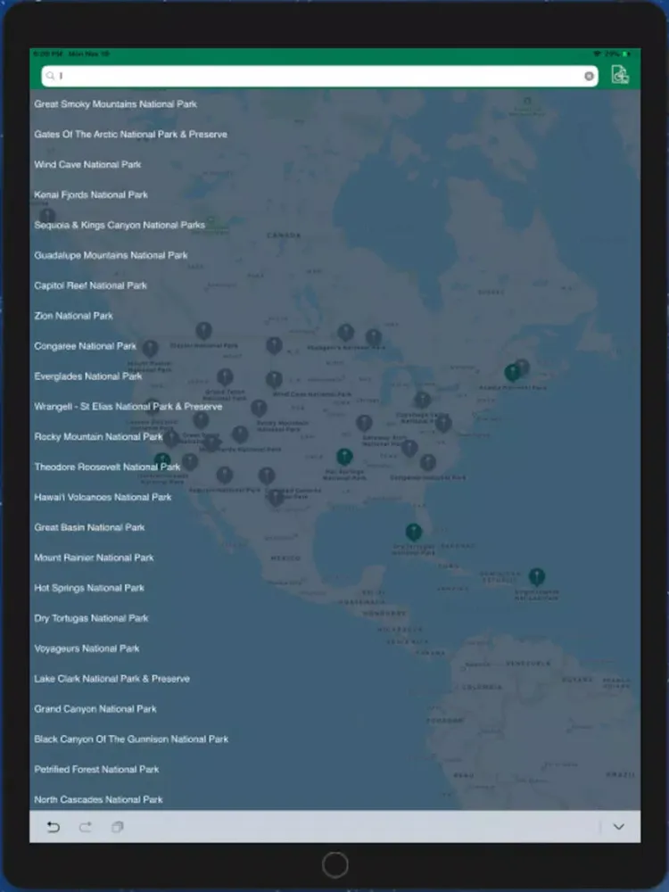 NP Tracker iPad  Screenshots