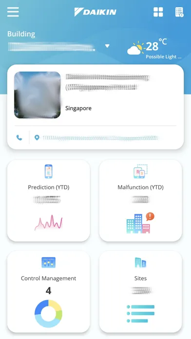 Daikin Remote Monitoring Sys Screenshots