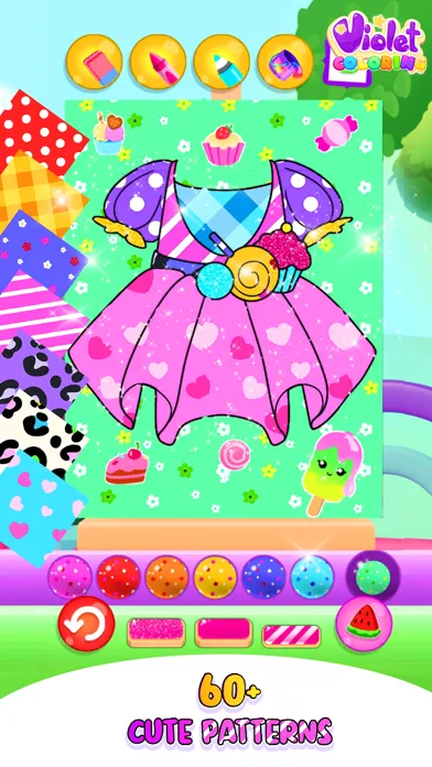 Violet Coloring Book স্ক্রিনশট