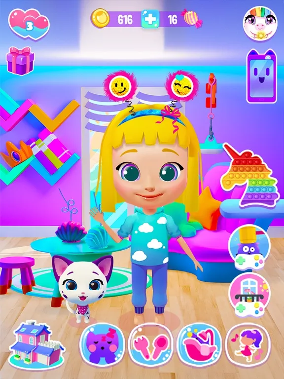 Violet - My Little Pet iPad  स्क्रीनशॉट
