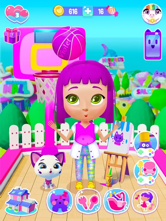 Violet - My Little Pet iPad  स्क्रीनशॉट