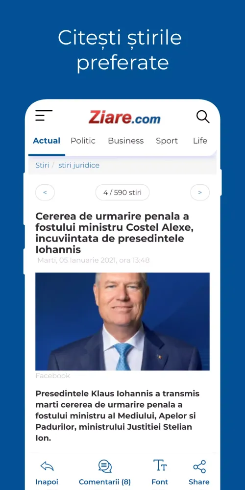 Ziare.com Screenshots
