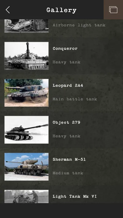 Captures d'écran de Guess the Tank