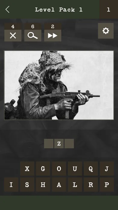 Ảnh chụp màn hình của Guess the Modern Firearm