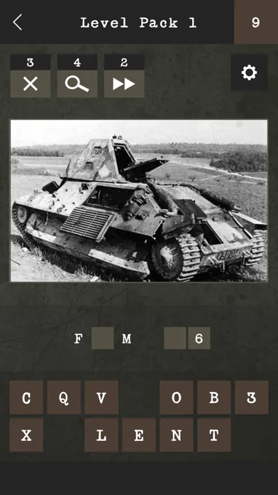 Ảnh chụp màn hình của Guess the World War II Tank