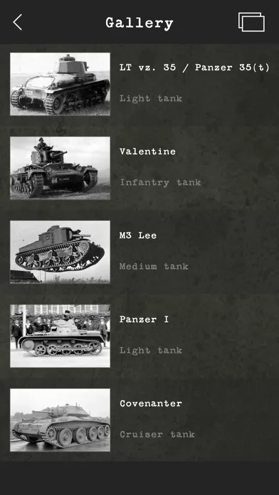 Ảnh chụp màn hình của Guess the World War II Tank