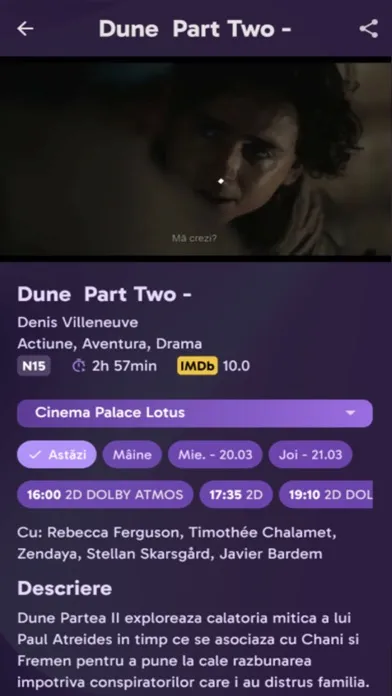 Ảnh chụp màn hình của Cinema Palace