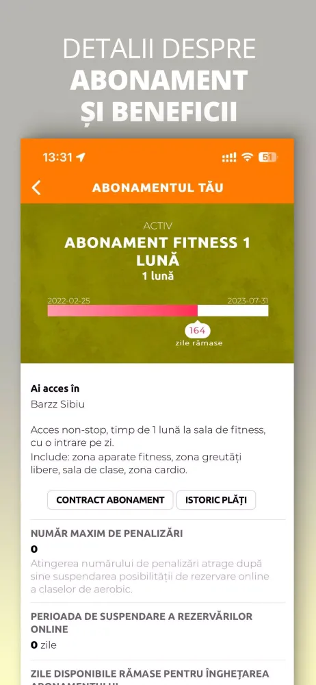 Captures d'écran de Barzz Fitness