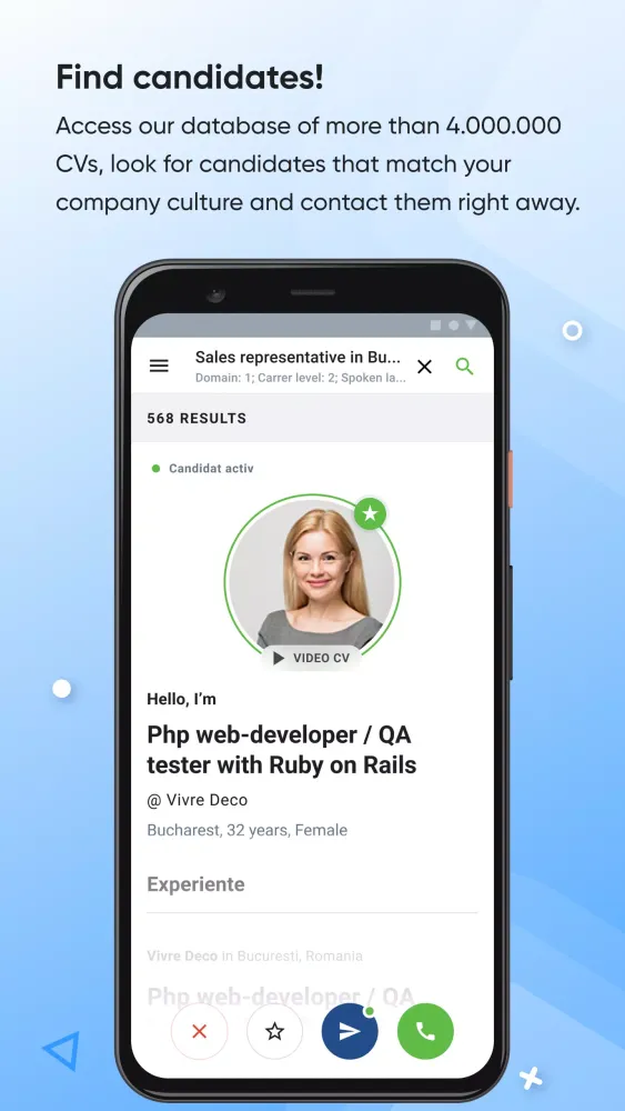 Capturas de pantalla de bestjobs