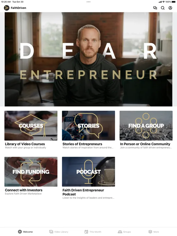 Faith Driven Entrepreneur iPad  سکرین شاٹس
