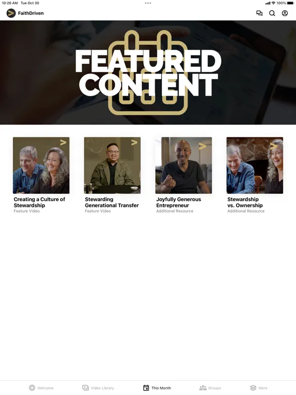 Faith Driven Entrepreneur iPad  سکرین شاٹس