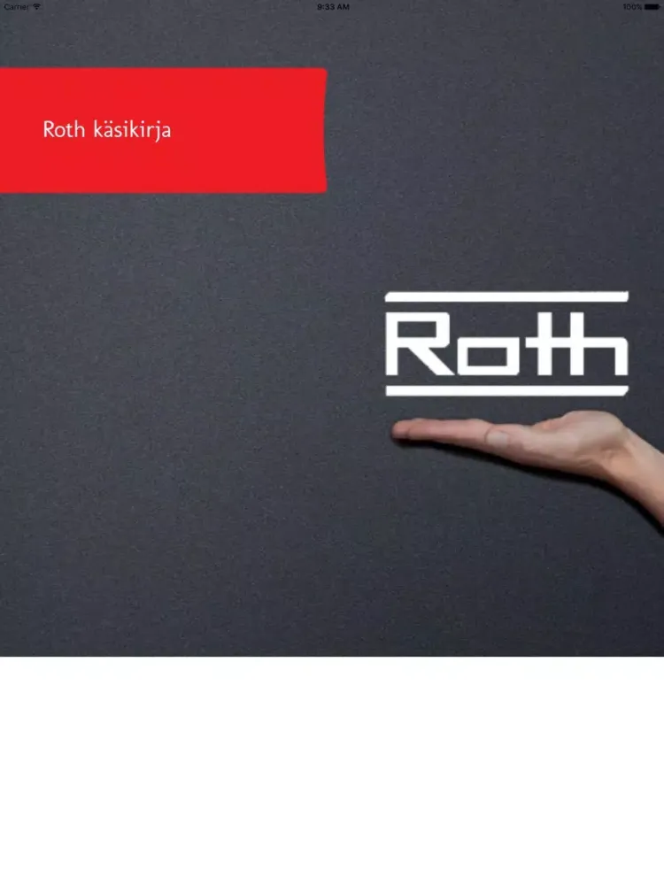 Roth käsikirja iPad 應用截圖