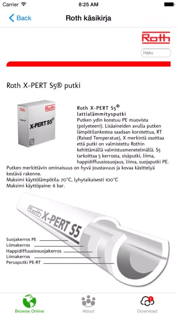 Roth käsikirja應用截圖