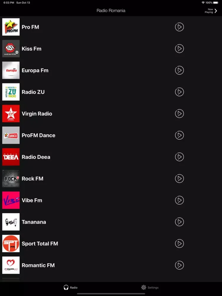 Radio Romania Fm iPad  স্ক্রিনশট