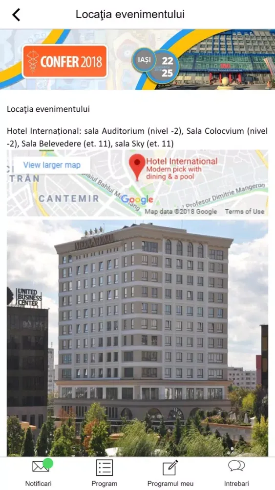 CONFER 2018 Screenshots