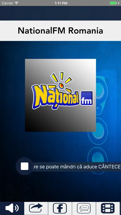 Ảnh chụp màn hình của Radio NationalFM Romania