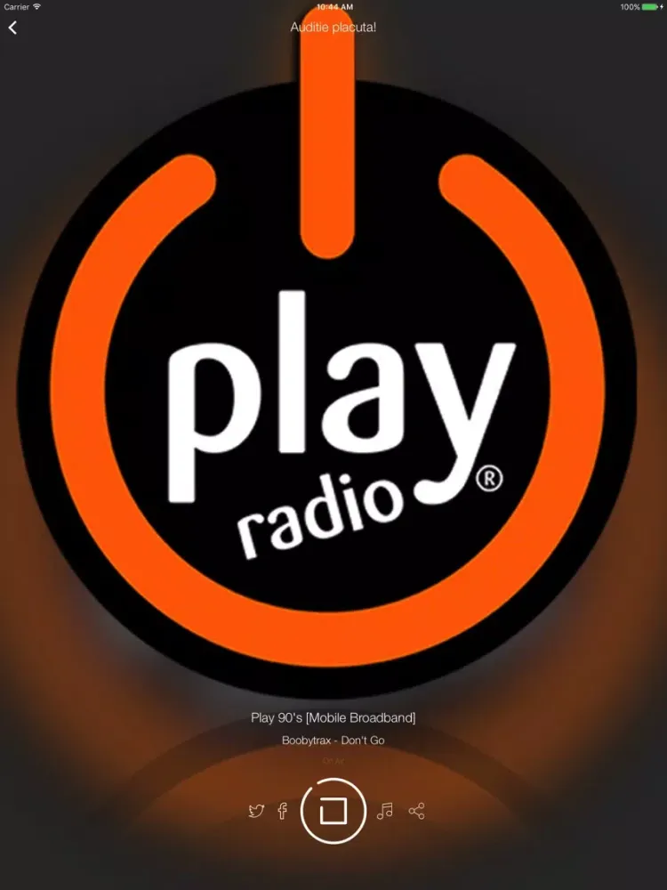 Play Radio Romania iPad  स्क्रीनशॉट