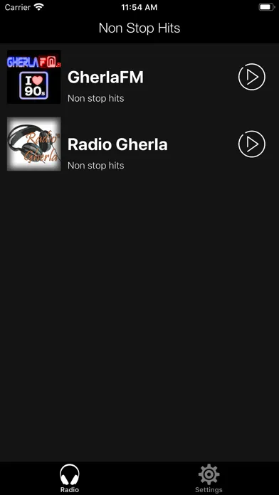 Captures d'écran de Radio GherlaFM