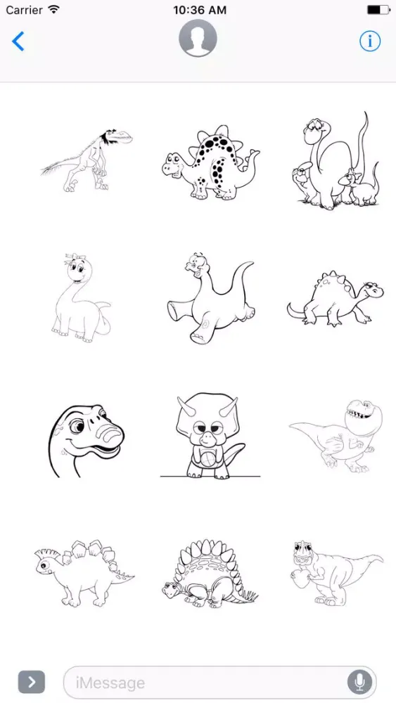 Happy Dino Stickers Screenshots