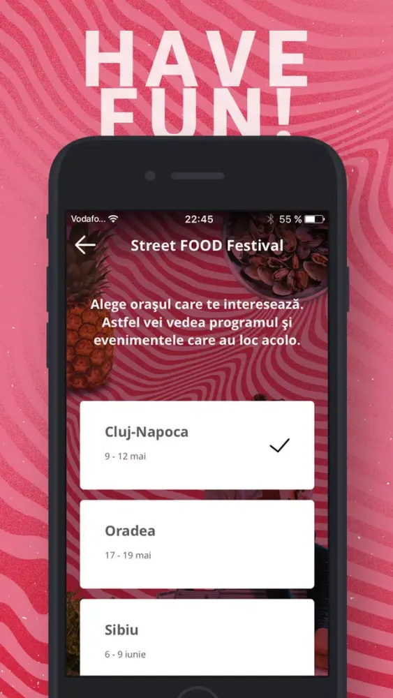 Tangkapan skrin Street Food Festival