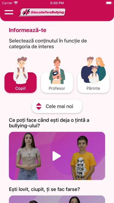Educație fără bullying Screenshots