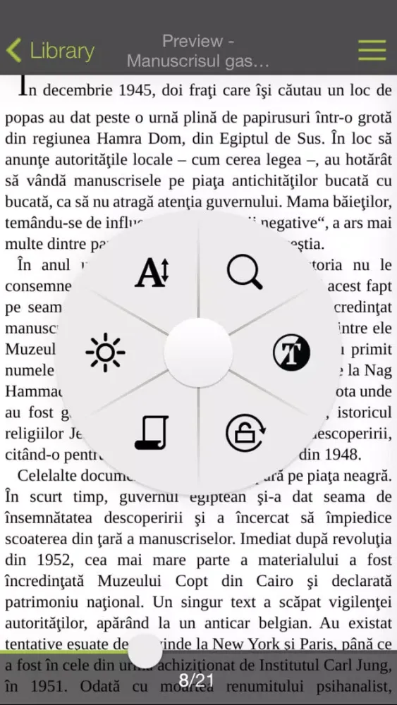 Captures d'écran de Elefant eBooks Reader