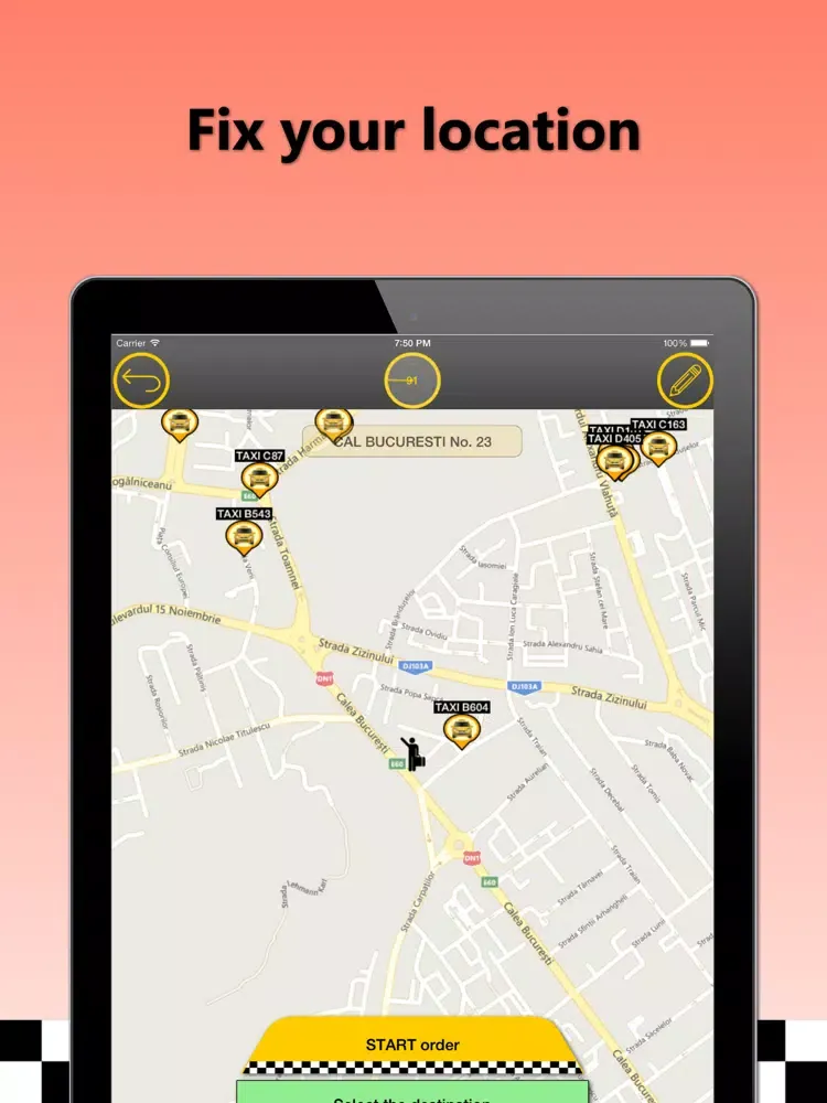 Online TAXI Resita iPad  Screenshots