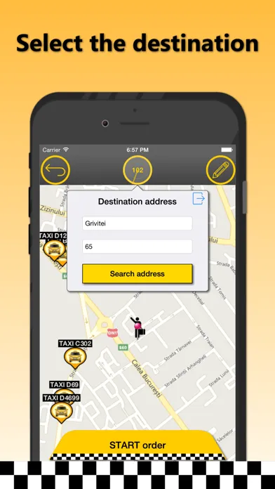 Captures d'écran de Online TAXI AS Galati