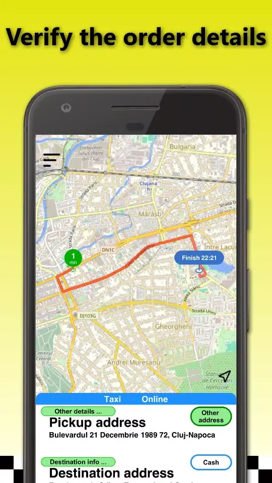 Capturas de tela do TAXI PRO