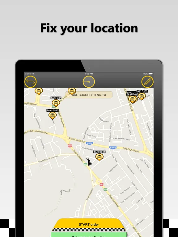Capturas de pantalla de Online TAXI Turda iPad 