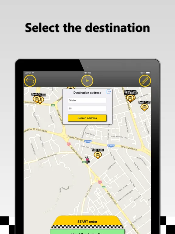 Capturas de pantalla de Online TAXI Turda iPad 
