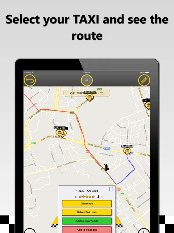 Capturas de pantalla de Online TAXI Turda iPad 