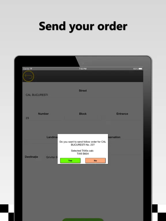 Capturas de pantalla de Online TAXI Turda iPad 