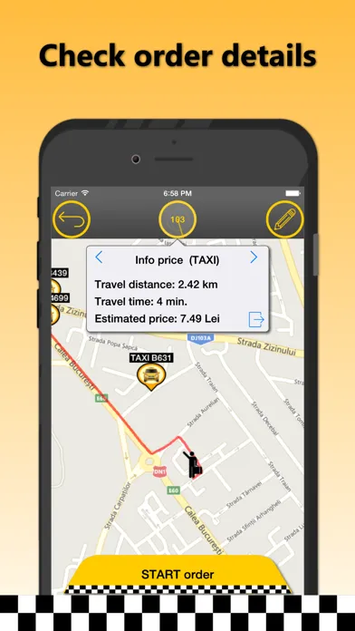 Capturas de pantalla de TOD TAXI Pașcani