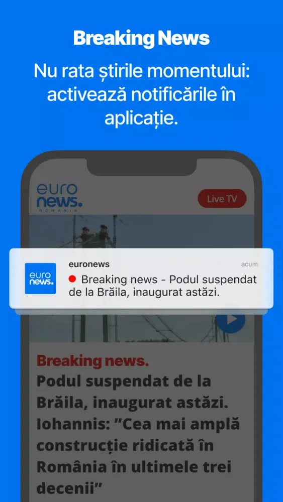 Euronews Romania स्क्रीनशॉट