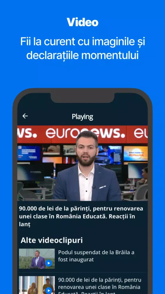 Euronews Romania स्क्रीनशॉट
