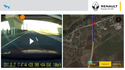 Ảnh chụp màn hình của Renault Dashcam