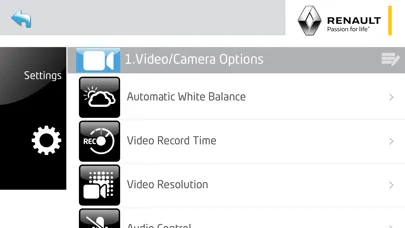 Ảnh chụp màn hình của Renault Dashcam