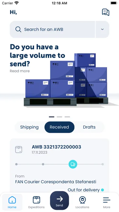 FAN Courier Mobile স্ক্রিনশট