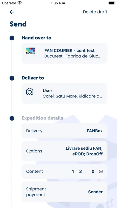 FAN Courier Mobile স্ক্রিনশট