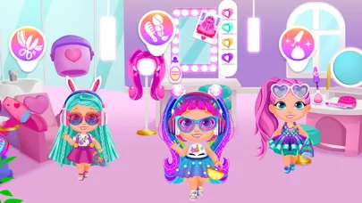 Hair Salon and Dress Up Girl स्क्रीनशॉट