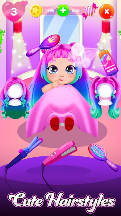 Hair Salon and Dress Up Girl स्क्रीनशॉट